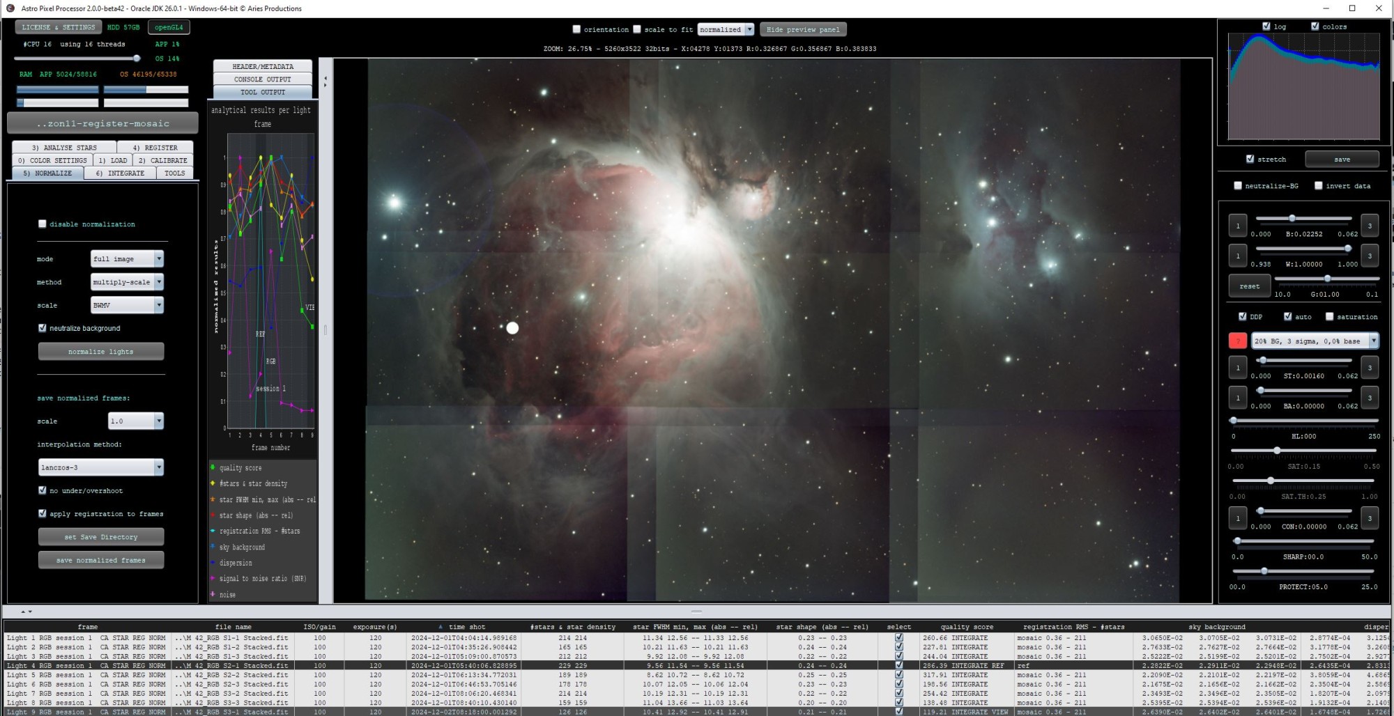 Astro Pixel Processor Aries Productions - latest release APP 2.0.0 ...